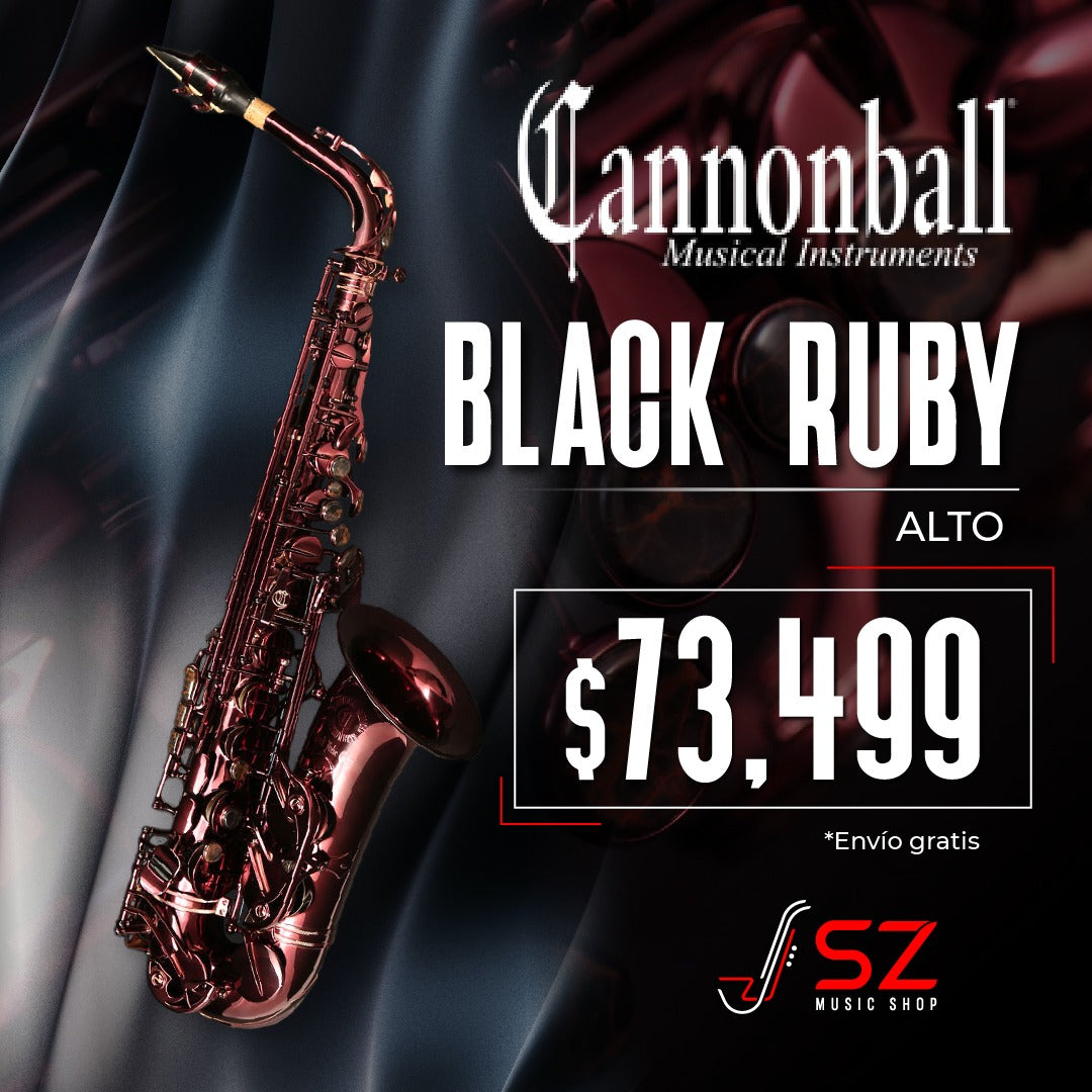 Cannonball black Ruby Profesional Sax Alto sz musicshop