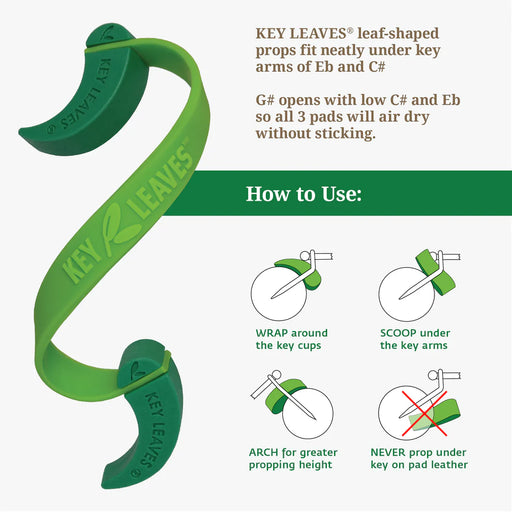 Key Leaves - Sax Key Props