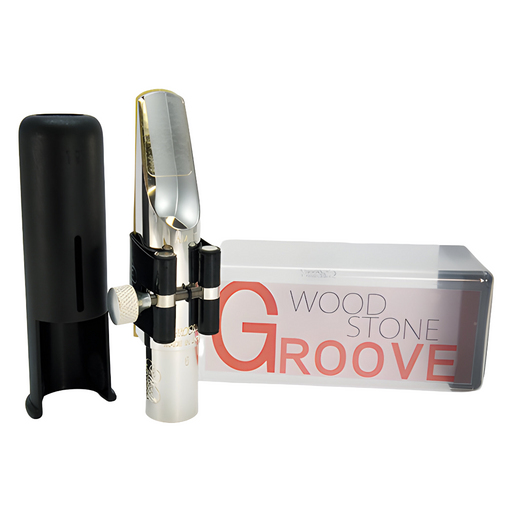 Ishimori Groove Wood Stone Boquilla de Metal para Saxofon Alto