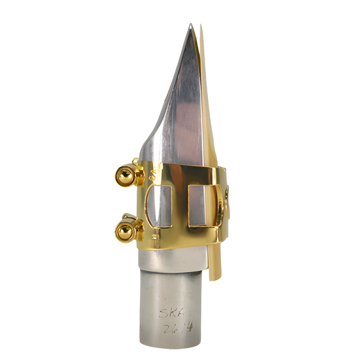 Ishimori Standard Boquilla de Metal Saxofón Alto Abrazadera Wood Stone