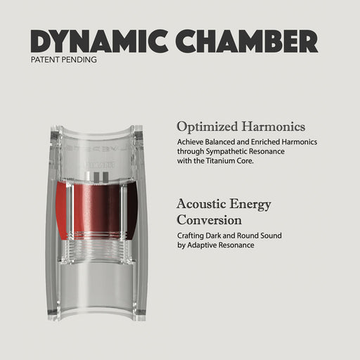 Titanium Barrilete Silverstein para Clarinete Sib 65mm