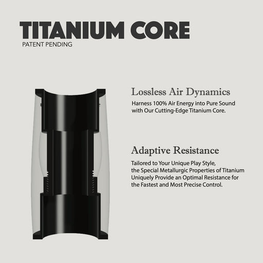 Titanium Barrilete Silverstein para Clarinete Sib 65mm