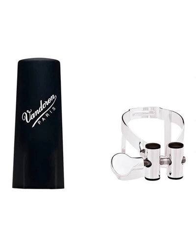 Vandoren M/O LC52SP Abrazadera y Tapaboquilla para Clarinete Mib Plateada