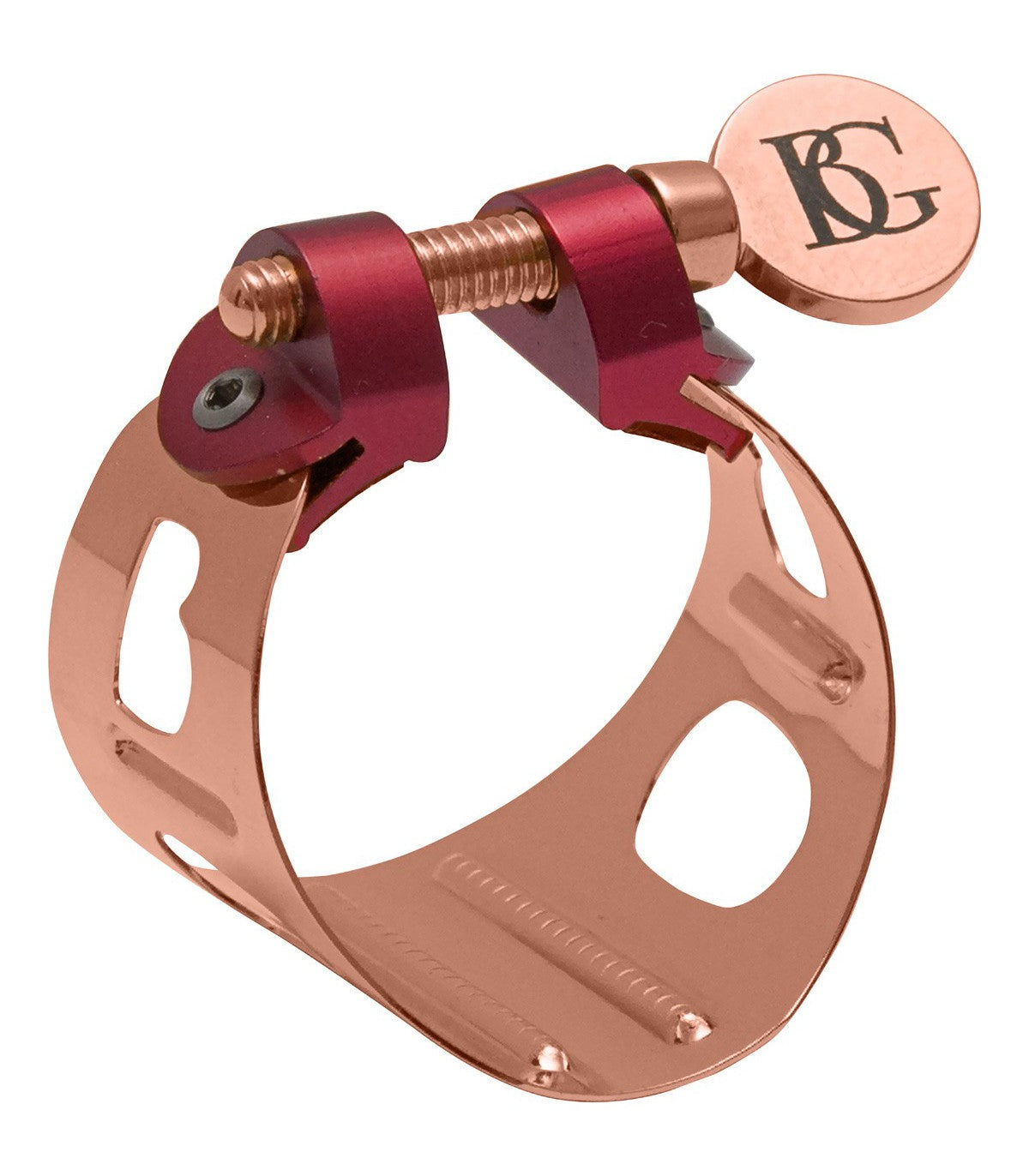 BG France Duo LD9 Abrazadera para Saxofón Alto y Clarinete Sib - Oro Rosa
